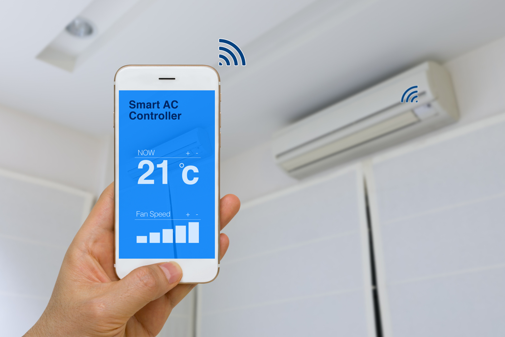 Aire acondicionado controlado por WiFi desde el móvil